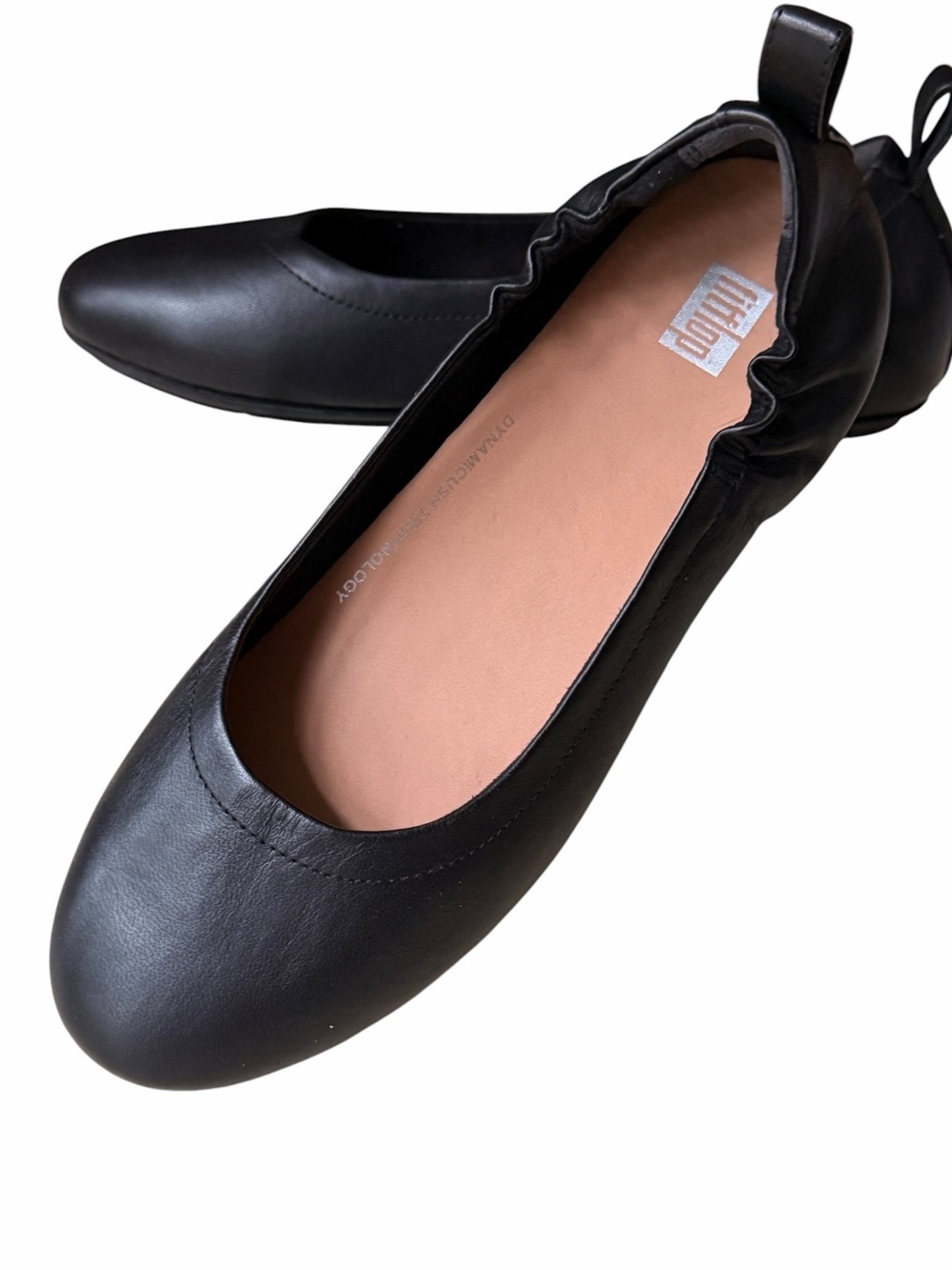 New Fitflops Allegro Black Ballerina Ballet Flats, 7.5 - Picture 5 of 11